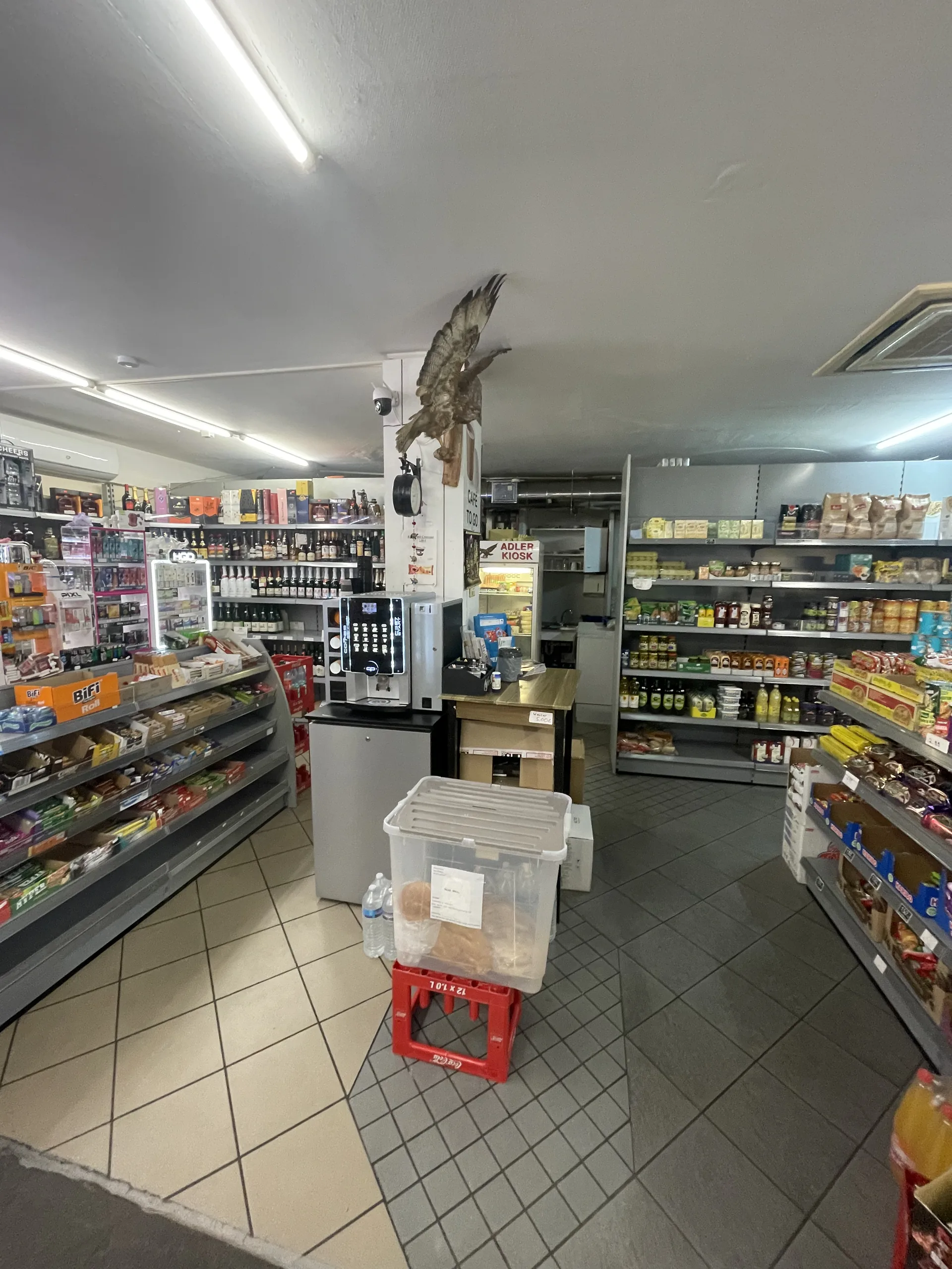Getränke und Lebensmittel